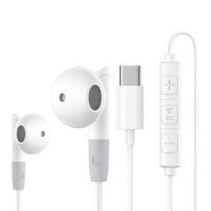 EnergieMAX Auriculares USB C con cable para iPhone 17/16/16e/15