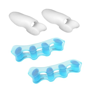 Separador de Dedos del Pie, Silicona Correctores de dedos del pie, Enderezador y Separador de Dedos, talla universal