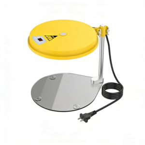 Calentador para gallinero 45 W, redondo, temperatura ajustable (10–65 °C) con pantalla digital e iluminación LED cálida, apto para 15 pollitos/patitos/aves domésticas, Z01