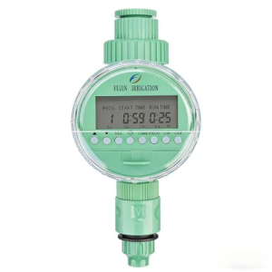 Ordenador de riego Gardena con pantalla LCD, resistente y duradero, color verde