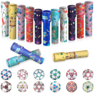 ZZXLOPEZ 14 Piezas Caleidoscopios para Niños, Caleidoscopio Mágico Giratorio, Caleidoscopios Clásicos para Cumpleaños Infantiles, Navidad, Relleno, Escuela, Juegos Educativos, Partido de Juguete