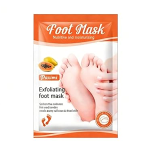 Máscara Pies Peeling(Papaya), Mascarilla Pies Peeling, Pies Suaves y Renovados, Adecuado para mujeres y hombres (Papaya)