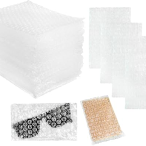 50 Bolsas de Plástico de Burbujas tamaño de 10x15cm. Embalaje de protección para proteger artículos delicados y hacer envíos seguros de paquetes. Perfectas para guardar y almacenar objetos pequeños