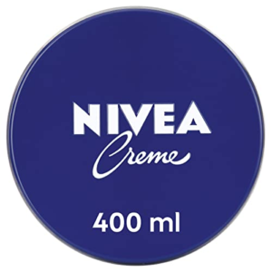 NIVEA Creme (1 x 400 ml), crema hidratante corporal y facial para toda la familia, crema universal para una piel suave e hidratada, crema multiusos