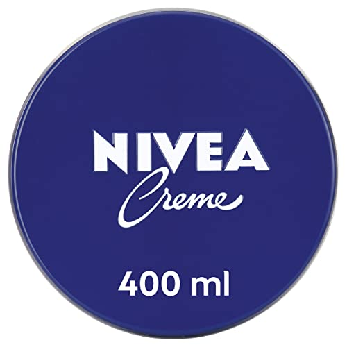 NIVEA Creme (1 x 400 ml), crema hidratante corporal y facial para toda la familia, crema universal para una piel suave e hidratada, crema multiusos