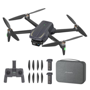 Ameta Dron con Camara 4K, S20 Pro GPS Drone para Adultos y Niños con Cámara/Retorno Automático/ 50 Minutos de Vuelo/Sigueme/Modos Inteligentes/Gestos Control, Mini Dron Menos de 249g