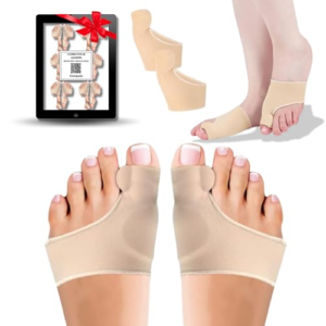 SUPER PRO 2 Uds Corrector de Juanetes y Hueso del Pie - Separador Dedos Pie - Protector de Juanete para Hombre y Mujer - Alivio del Dolor Uso Dia y Noche Hallux Valgus - Dedo Martillo Talla Universal