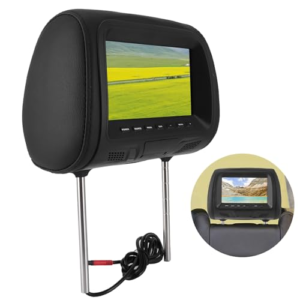 CARSEAT Back MP5 Reproductor Multimedia Monitor Reposacabezas Pantalla LCD Amplificador USB de 7 Pulgadas para Monitor de Coche
