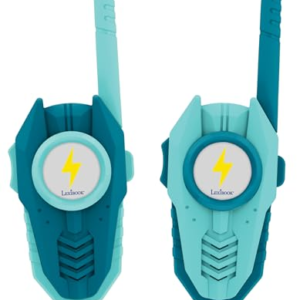 Lexibook, Walkie-talkies, Transmisión de Voz hasta 250 Metros, Sonido HD, Transmisión por Radio, Luz indicadora, Juego de comunicación, Funciona con Pilas, Azul, TW19