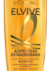 L'Oreal Paris Elvive Champú Nutritivo Aceite Extraordinario Para Pelo Seco, 400ml