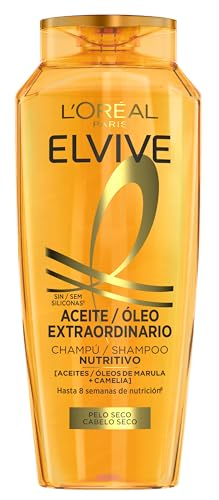 L'Oreal Paris Elvive Champú Nutritivo Aceite Extraordinario Para Pelo Seco, 400ml