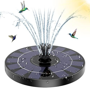 Mini Bomba de Agua Solar para Fuente de baño de pájaros, Kit de Panel Solar Independiente de 3,5 W para Fuente de Agua para jardín, Estanque, Piscina y Exteriores.04