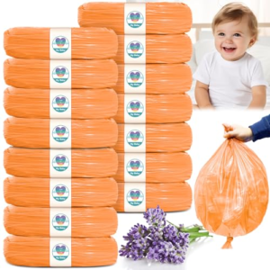GRIRDDIV 15 Piezas Recambios Cubos de Pañales, Película Engrosada Con Buena Hermeticidad Y Resistente A Los Olores, Adecuada Para Tommee Tippee Sangenic Tec, Simplee Sangenic, Twist & Click