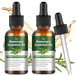 2 piezas Rosemary Oil,Repara Y Protege Aceite Protector Keratina,Hidratante Ligero para Cabello,Nutre el Cuero Cabelludo,fortalece el cabello,Para Pelo Seco Y Dañado,unisex
