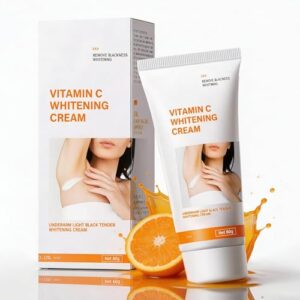 Crema Blanqueadora Para Piel,Vitamina C,Crema Aclarante E Hidratante Contra Manchas Oscuras,Whitening Cream Para Axilas,Cuello,Rodillas,Codos Y Partes íNtimas,Para Mujeres Y Hombres,60g