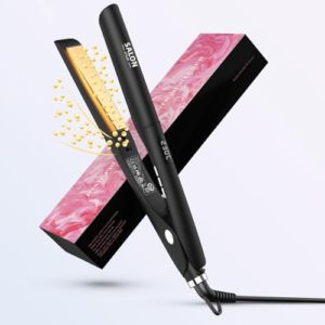 Dekuri Planchas del Pelo y Rizadora 2 en 1,Pantalla LCD 120-230℃, Plancha Pelo Iónicas para Mujeres (Negro)
