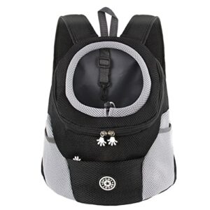 M MUNCASO Mochila Transportadora para Perros y Gatos, Bolsa de Viaje para Mascotas, Paquete Frontal para Cachorros, Aprobada por Aerolíneas para Viajes de Senderismo al Aire Libre