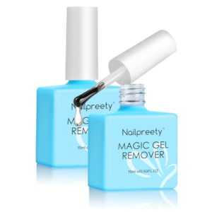 Removedor De Esmalte De UñAs, Quitaesmalte En Gel Profesional, Rápidamente El Esmalte En 3-5 Minutos, Fácil Y Rápido, Blanco
