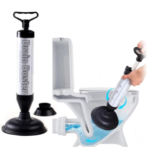 Desatascador de Inodoros y Sifones con Bomba de Vacío - Herramienta de Plomería Eficaz para Lavabos, Ducha y Cocina, Succión Fuerte y Material Duradero, Uso Doméstico Seguro y Reutilizable