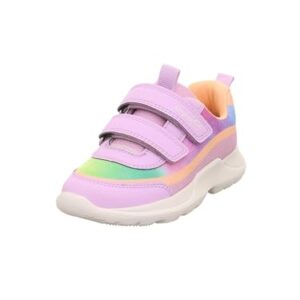 Superfit Rush Sneaker, Lila/Orange 8530, 23 EU
