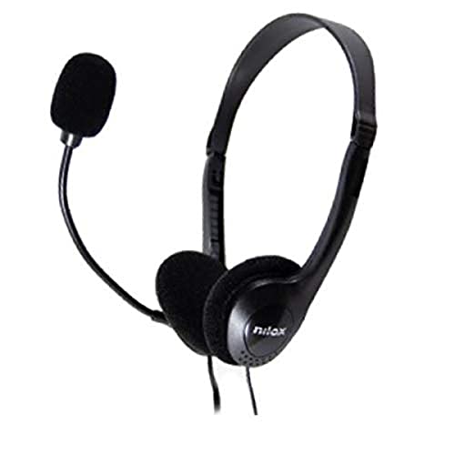 Nilox Auriculares USB con MICROFONO Basic