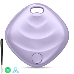 [Certificado por Apple MFi] Tracker Tag 1 Pack (Sólo iOS), Smart Tag Localizador con Buscar Apple, Localizador Bluetooth Rastreador, Buscador de Llaves para Coche/Carteras/Equipaje, Violeta