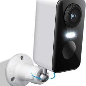 Socheerfull 2K Camara Vigilancia WiFi Exterior/Interior sin Cables, Cámara de Vigilancia Exterior con Batería Recargable, Detección de Movimiento | Visión Nocturna a Color | Resistencia al Agua IP66