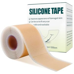 4cmx300cm Silicone Sheets Para Cuidado La Piel, Parches Reutilizables Y Transpirables, Parche De Silicona Para Piel Desigual, Impermeable Reutilizable