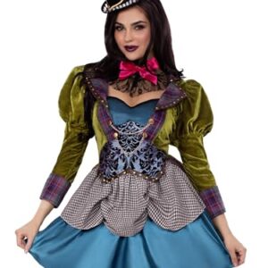 Deluxe Mad Hatter Women's Fancy dress costume Medium
