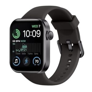 Reloj Inteligente Mujer Hombre, 1.85" Smartwatch con Llamadas Bluetooth, 140+ Modos Deportivos Smart Watch con SpO2/Pulsómetro/Monitor de Sueño/Podómetro, Impermeable IP68 Smart Watch Para Android iOS