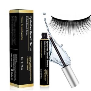5ML Serum Pestañas Crecimiento,Tratamiento Fortalecedor y Alargador Para Pestañas y Cejas,Gruesas y Hermosas, Estimula Crecimiento Natural, Cejas más Pobladas