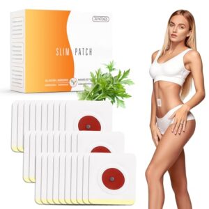 30 Piezas Parches Adelgazantes Slimpatch,Parches Para Adelgazar Y Quemar Grasa,Parches Adelgazantes Abdomen,Ideal Para Definir La Cintura,Slimming Patch Abdomen Para Mujer Y Hombre,Cómodo Transpirable