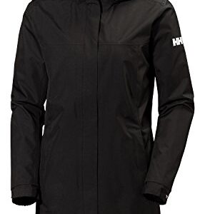 Helly Hansen Mujeres Abrigo largo W Aden, Negro, L