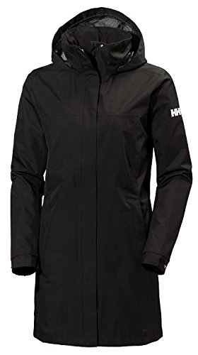 Helly Hansen Mujeres Abrigo largo W Aden, Negro, L
