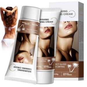 2 Unidades Crema Autobronceadora Corporal - Crema bronceadora cuerpo,Autobronceador para rostro y cuerpo,Bronceador Intensivo,Bronceado natural,Bronceado rápido y duradero