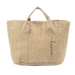 Wamantic Bolsa Playa Mujer Personalizada con Nombre - Bolso y Capazo Playa Impermeable, Bolsas de Playa Grandes y Reutilizables, Bolsa Playa Mujer para Viajes y Piscina (Nombre#3)