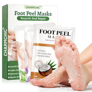 3 Pares Mascarilla Pies Exfoliante y Hidratante, Calcetines Exfoliantes de Pies para Eliminar Durezas y Callos, Peeling Pies Profesional para Pies Suaves, Coco, Lavanda, Aloe Vera