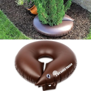 ZQEJEFD Bolsa de Riego para Árboles, Anillo de riego Premium de 55L,Saco de Riego para Árboles, 520g/m² PVC Resistente a los Rayos UV, Bolsas para Riego de Árboles por Liberación Lenta para Jardín