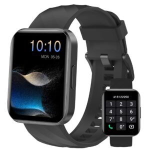 Dakofied Smartwatch con Llamadas Bluetooth,Reloj Inteligente Hombre Mujer,Smart Watch Smart Watch Pulsómetro,Monitor de Sueño,Calories,Podómetro,Impermeable IP68 Pulsera Actividad para Android iOS