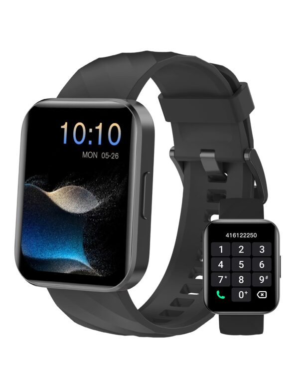 Dakofied Smartwatch con Llamadas Bluetooth,Reloj Inteligente Hombre Mujer,Smart Watch Smart Watch Pulsómetro,Monitor de Sueño,Calories,Podómetro,Impermeable IP68 Pulsera Actividad para Android iOS