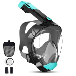 RDDAIPE Mascara Buceo Adulto S/M, 180° Máscara Completa para Snorkeling, Mascara Snorkel Adulto, Mascara de Buceo, Anti-Fuga Anti-Vaho, Fácil Respiración, para Submarinismo, Snorkel y Natación