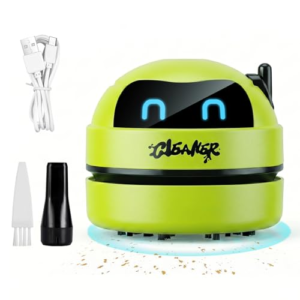 Apgoza Mini Aspiradora de Mano Portátil, Aspiradora de Mesa USB Recargable, Alta Potencia de succión para Escritorio, Limpieza de Migas, Hogar, Coche