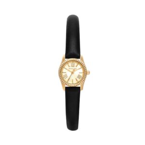 Michael Kors Reloj Lexington para Mujer, Movimiento de Cuarzo de Tres Agujas de 19 mm con Correa de Acero Inoxidable o Piel