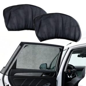 Parasol de Coche, Parasol Coche Bebe para Ventana Lateral Trasera, Pack de 2 Unidades, con protección UV para bebés,Aplicable a la mayoría de los Modelos de automóviles