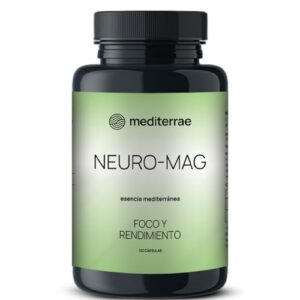 Mediterrae Neuro-Mag | Creatina y Magnesio en Cápsulas | Energía y Foco Mental Diario | Creatina Monohidrato + Magnesio Bisglicinato | Rendimiento Físico y Cognitivo | 120 Cápsulas Veganas