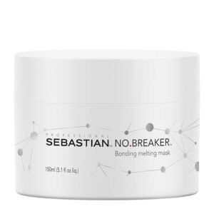Sebastian Professional NO.BREAKER Mascarilla, Tratamiento Reparador Cabello Dañado, Acondicionador Intenso, Para un Cabello más Suave y Brillante, 150ml
