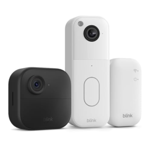 Cámara exterior 4 Blink con Videotimbre Blink, módulo de sincronización básico incluido