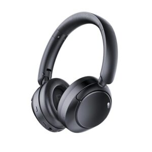 Auriculares Inalámbricos Bluetooth 5.4, Asistente Vocal,3 EQ Modos, Ruido Activa Híbrida, Auriculares Inalámbricos Diadema Estéreo HiFi con Micrófono,120 horas de reproducción con iOS y Android,Negro