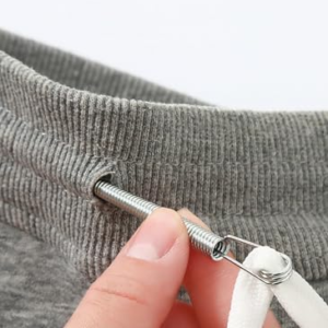 10 piezas de enhebradores universales eficientes con ojo de resorte, ideal para coser en casa y herramienta multiusos elástica para la cintura, accesorios duraderos con carga de resorte