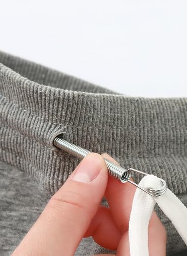 10 piezas de enhebradores universales eficientes con ojo de resorte, ideal para coser en casa y herramienta multiusos elástica para la cintura, accesorios duraderos con carga de resorte